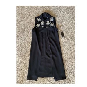 Studio Badgley Mischka LBD black dress NEW small s